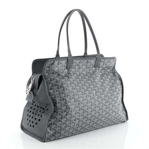goyard pet carrier replica